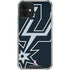 NBA San Antonio Spurs Large Logo iPhone 12 Clear Case