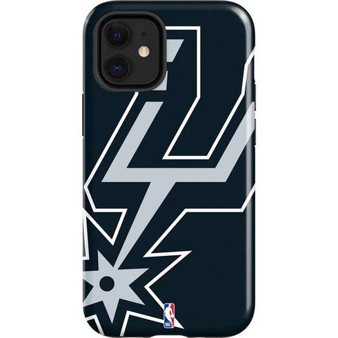 NBA San Antonio Spurs Large Logo iPhone 12 Mini Impact Case