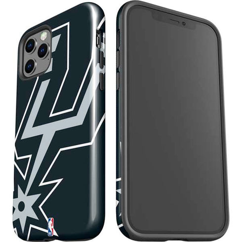 NBA San Antonio Spurs Large Logo iPhone 12 Pro Impact Case