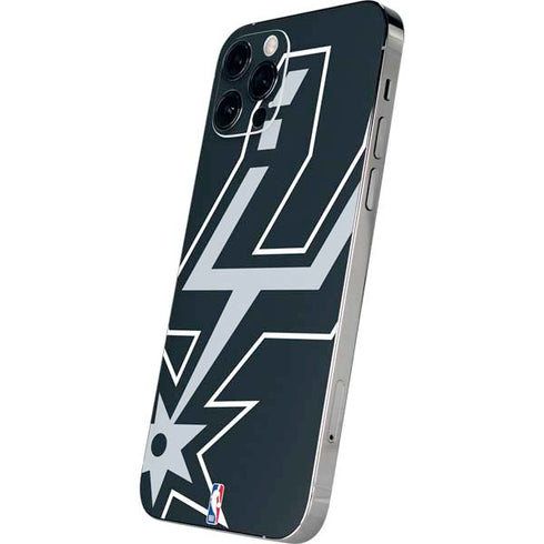 NBA San Antonio Spurs Large Logo iPhone 12 Pro Max Skin