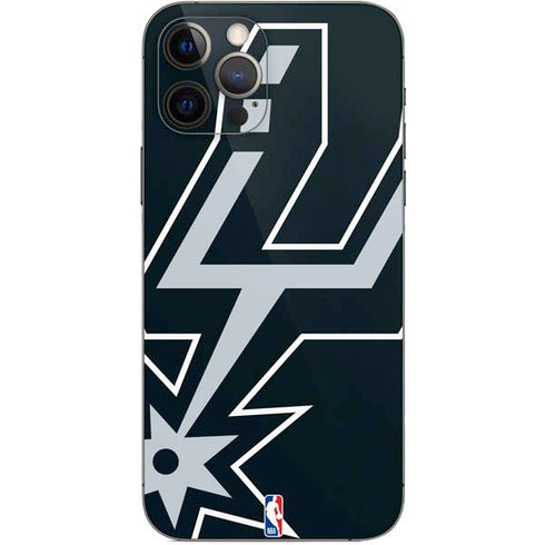 NBA San Antonio Spurs Large Logo iPhone 12 Pro Skin