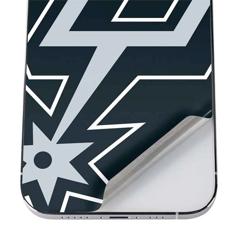 NBA San Antonio Spurs Large Logo iPhone 12 Pro Skin