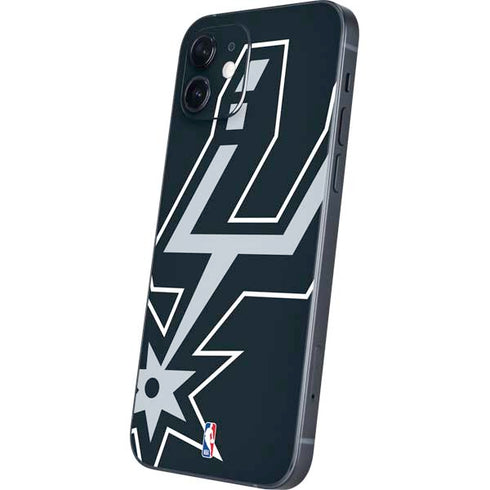 NBA San Antonio Spurs Large Logo iPhone 12 Skin
