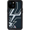 NBA San Antonio Spurs Large Logo iPhone 13 Mini Waterproof Case