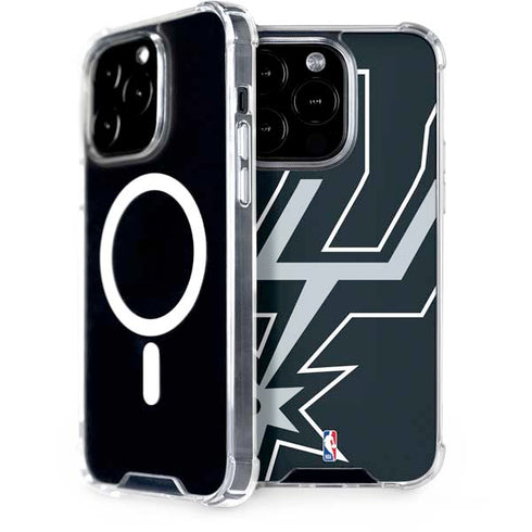 NBA San Antonio Spurs Large Logo iPhone 13 Pro MagSafe Case