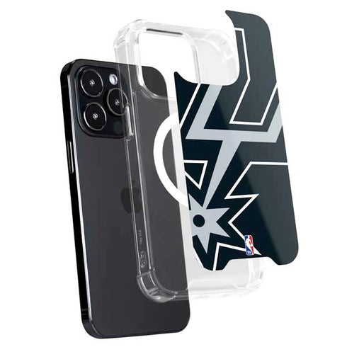 NBA San Antonio Spurs Large Logo iPhone 13 Pro MagSafe Case