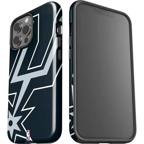NBA San Antonio Spurs Large Logo iPhone 13 Pro Max Impact Case