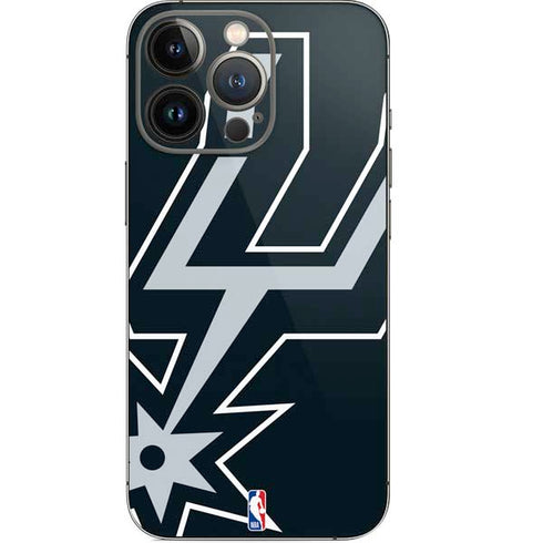 NBA San Antonio Spurs Large Logo iPhone 13 Pro Skin