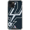 NBA San Antonio Spurs Large Logo iPhone 14 Clear Case