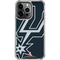 NBA San Antonio Spurs Large Logo iPhone 14 Pro Clear Case