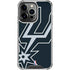 NBA San Antonio Spurs Large Logo iPhone 14 Pro Clear Case