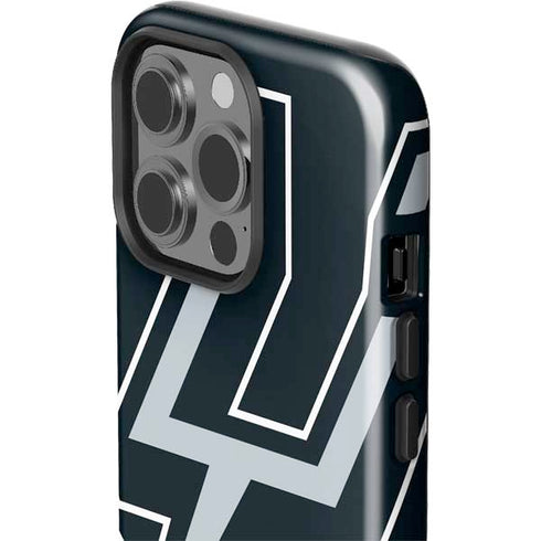 NBA San Antonio Spurs Large Logo iPhone 14 Pro Impact Case