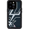 NBA San Antonio Spurs Large Logo iPhone 14 Pro Waterproof Case