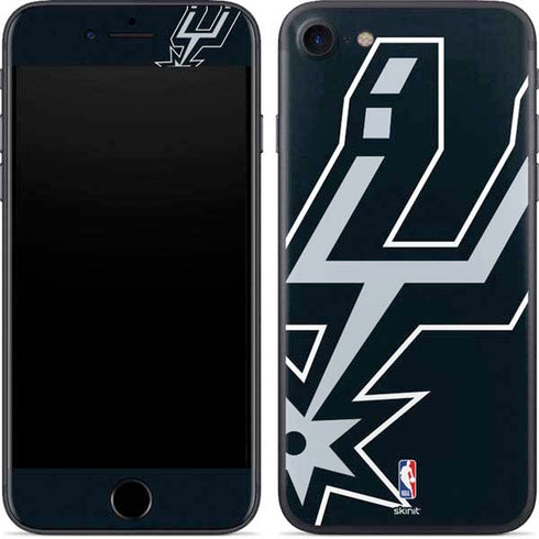 NBA San Antonio Spurs Large Logo iPhone 7 Skin