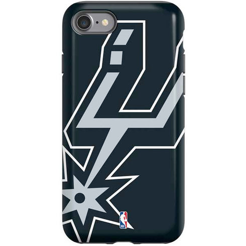 NBA San Antonio Spurs Large Logo iPhone SE (2nd & 3rd Gen) Pro Case