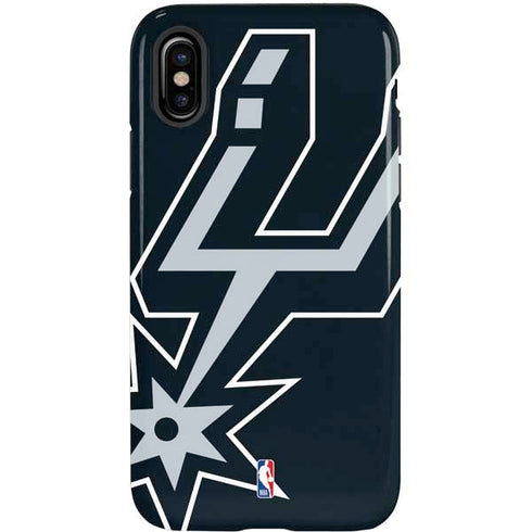NBA San Antonio Spurs Large Logo iPhone X Pro Case