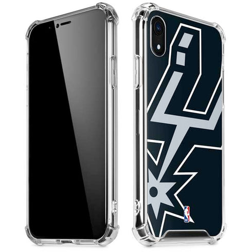 NBA San Antonio Spurs Large Logo iPhone XR Clear Case