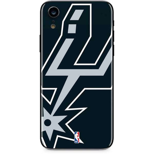 NBA San Antonio Spurs Large Logo iPhone XR Skin