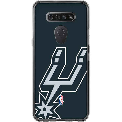 NBA San Antonio Spurs Large Logo LG K51/Q51 Clear Case