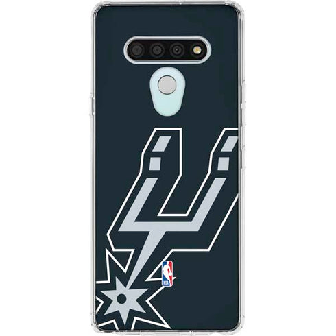 NBA San Antonio Spurs Large Logo LG Stylo 6 Clear Case