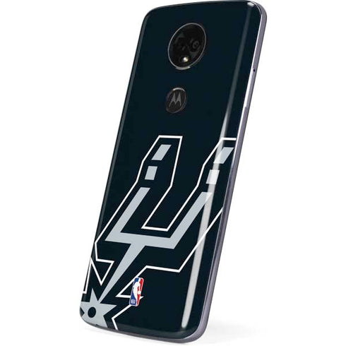 NBA San Antonio Spurs Large Logo Moto E5 Plus Skin