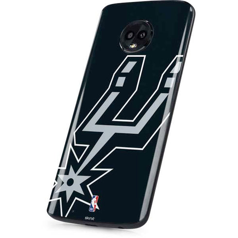 NBA San Antonio Spurs Large Logo Moto G6 Skin