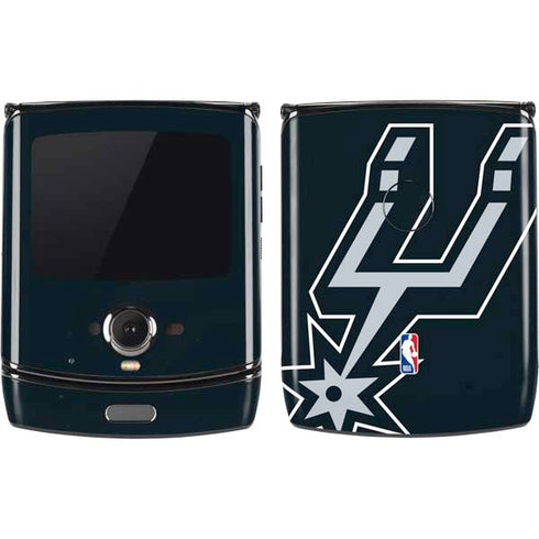 NBA San Antonio Spurs Large Logo Motorola RAZR Skin
