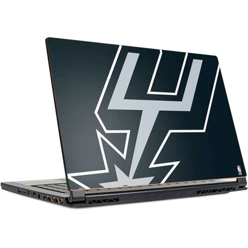 NBA San Antonio Spurs Large Logo MSI GS65 Stealth Laptop Skin