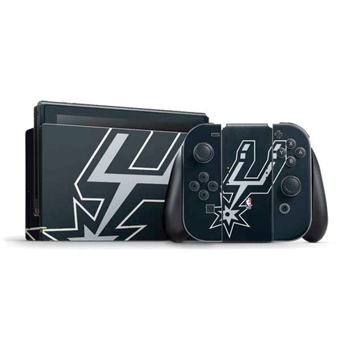 NBA San Antonio Spurs Large Logo Nintendo Switch Bundle Skin