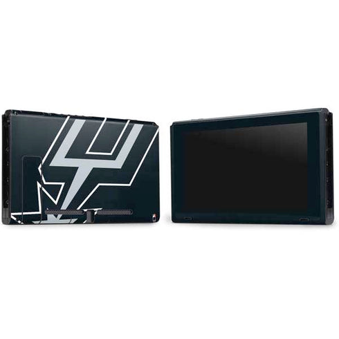 NBA San Antonio Spurs Large Logo Nintendo Switch Bundle Skin
