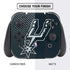 NBA San Antonio Spurs Large Logo Nintendo Switch Bundle Skin