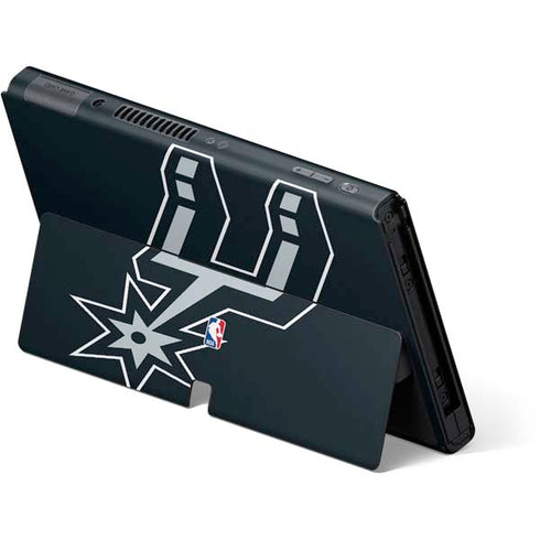 NBA San Antonio Spurs Large Logo Nintendo Switch OLED (2021) Skin