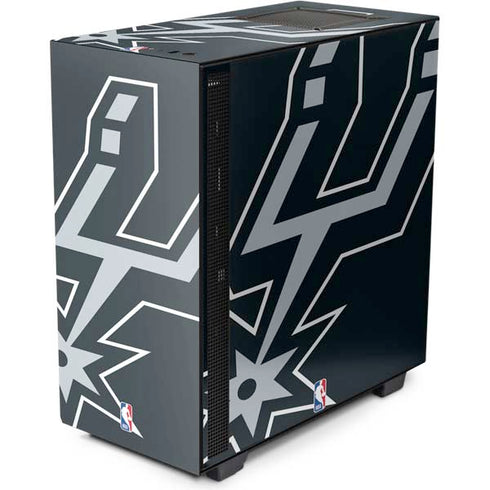 NBA San Antonio Spurs Large Logo NZXT H510 Compact ATX Mid-Tower Case Skin