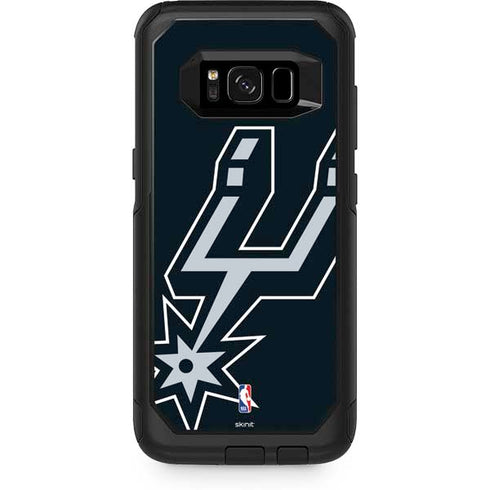 NBA San Antonio Spurs Large Logo Otterbox Commuter Galaxy Skin
