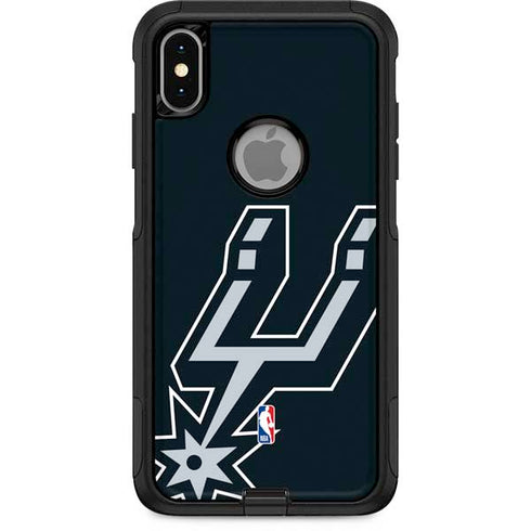 NBA San Antonio Spurs Large Logo Otterbox Commuter iPhone Skin
