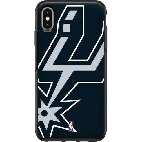 NBA San Antonio Spurs Large Logo Otterbox Symmetry iPhone Skin