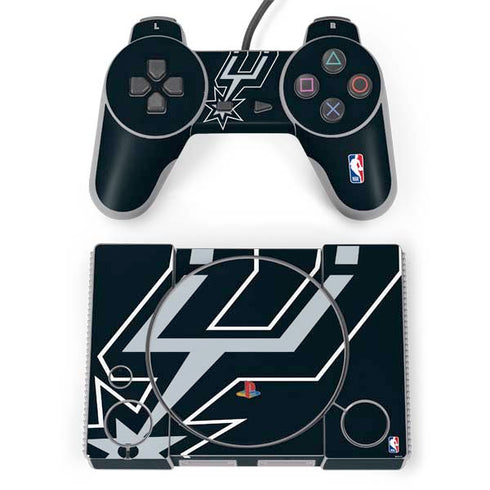 NBA San Antonio Spurs Large Logo PlayStation Classic Bundle Skin