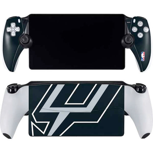 NBA San Antonio Spurs Large Logo PlayStation Portal Remote Player Skin