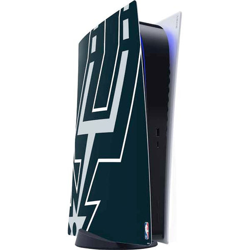 NBA San Antonio Spurs Large Logo PS5 Digital Edition Console Skin