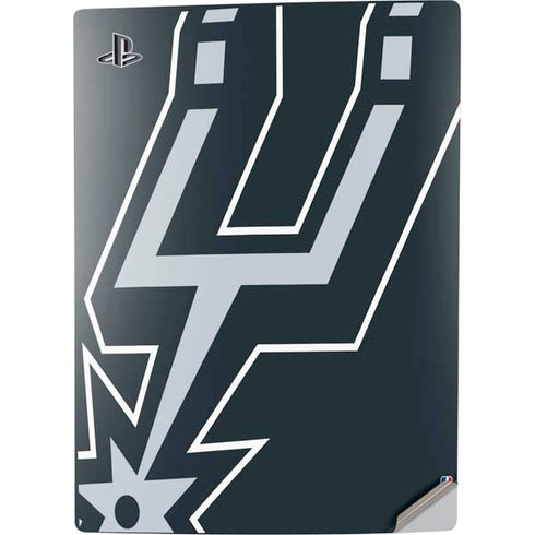 NBA San Antonio Spurs Large Logo PS5 Digital Edition Console Skin