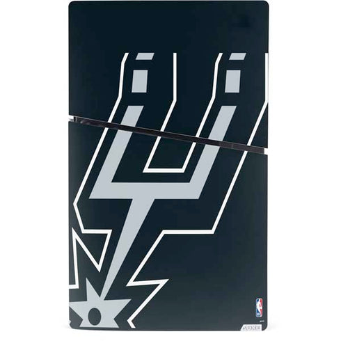 NBA San Antonio Spurs Large Logo PS5 Slim Digital Edition Console Skin