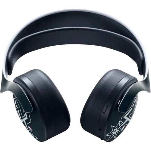 NBA San Antonio Spurs Large Logo PULSE 3D Wireless Headset for PS5 Skin