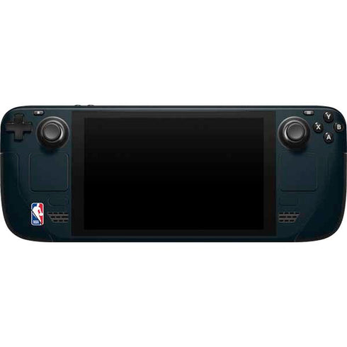 NBA San Antonio Spurs Large Logo Steam Deck Handheld Gaming Computer Skin