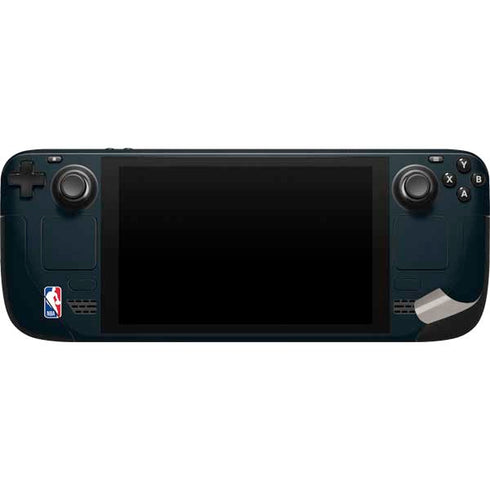 NBA San Antonio Spurs Large Logo Steam Deck Handheld Gaming Computer Skin