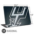 NBA San Antonio Spurs Large Logo Universal Laptop 13in (10.6 x 7.6in) Skin