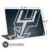 NBA San Antonio Spurs Large Logo Universal Laptop 14in (11.4 x 8.2in) Skin