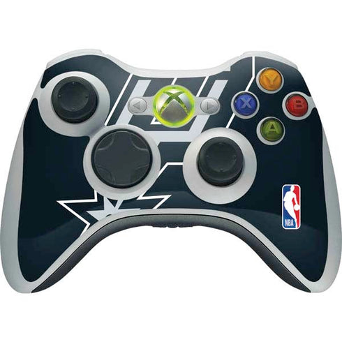 NBA San Antonio Spurs Large Logo Xbox 360 Wireless Controller Skin