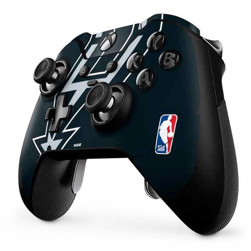 NBA San Antonio Spurs Large Logo Xbox One Elite Controller Skin