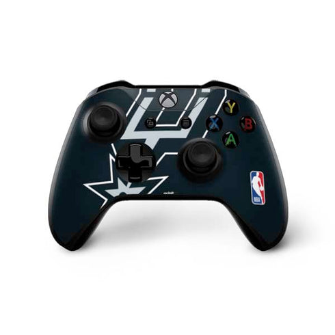 NBA San Antonio Spurs Large Logo Xbox One X Controller Skin