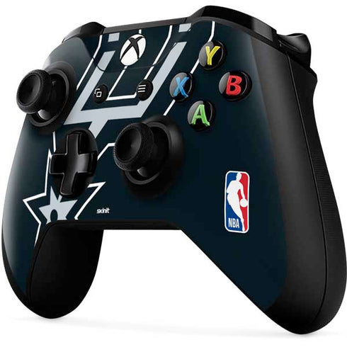 NBA San Antonio Spurs Large Logo Xbox One X Controller Skin